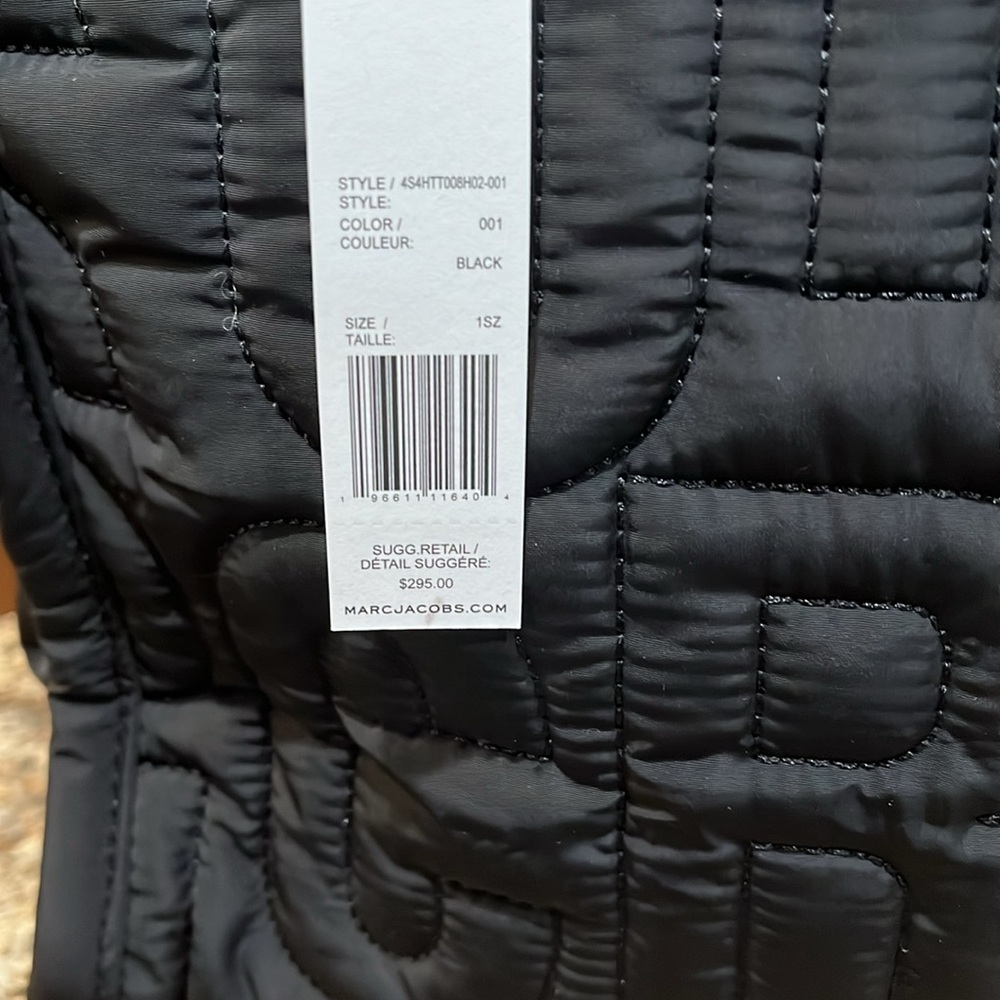 Marc Jacobs NWT Large Nylon Quilted Tote - Picture 5 of 8